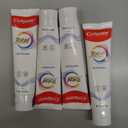 Colgate Total Active Prevention Whitening Gel Toothpaste with Fluoride, Bulk with Clinically Proven Formula That Fights Plaque Bacteria, Mint, 4 Pack, 5.1 oz