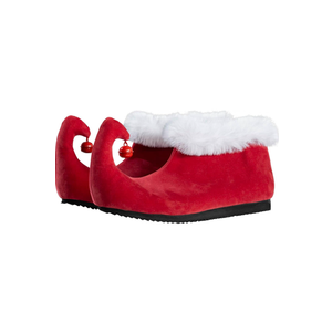 Green Monster Christmas Movie Red Shoes with Bells Halloween Costume Cosplay Size Large EU 44
