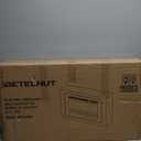 30" Electric Fireplace Wall Mounted and Recessed with Remote Control, 750/1500W Ultra-Thin Wall Fireplace Heater W/Timer Adjustable Flame Color and Brightness, Log Set & Crystal Options