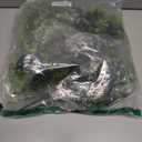 Lnoicy Artificial Greenery Plants Outdoor UV Resistant Fake Plants Boxwood Shrubs Grass,10 Bundles for Farmhouse Home Garden Office Patio Backyard Wedding and Indoor Outdoor Decoration