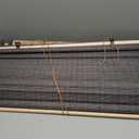 Bamboo Roller Shades Roman Shades for Window: Bamboo Blinds for Interior Windows and Outdoor Patio,Roll Up Blinds for Indoor Porch Light Filtering Sunshade,Easy to Install 36" W X 48" H