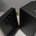 Meangood Jewelry Box Wood for Women, 5-Layer Large Organizer Box with Mirror & 4 Drawers for Rings, Earrings, Necklaces, Black