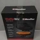 Mueller Heart 5 Waffle Maker, Waffle Iron, Adjustable Browning Control & Nonstick, Cool Touch Handle, Easy to Clean, Small Kitchen Appliances