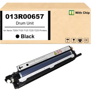 Remanufactured 013R00657 Black Drum Cartridge for 7120 7125 Imaging Drum Works for Xerox WorkCentre 7200i 7120 7125 7220 7225 Printers1 Pack
