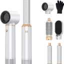 5 in 1 Upgrade Hair Dryer Brush, Negative Ion Blow Dryer Brush Set Hot Air Brush Air Styler Curling Wrap Air Curler, Curling Iron Hair Styling Tools As A Gift for Straight/Curl/Drying/Smoothing