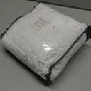 Shabby Chic 3 Pieces Bedding,Vintage Ruffled Full Duvet Cover Set with 2 Layers Ruffles,Soft Brushed Microfiber Set with Zipper Closure,Lightweight Duvet Cover Set-White,Full