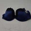 Maidenform Women's Comfort Devotion Your Lift Underwire Bra With Lace Trim, Convertible Straps (38D, Navy Eclipse/Black)