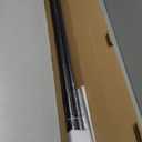 1 Inch Blackout Curtain Rods for Windows Patio, Adjustable Room Divider Curtain Rod Wall Mount & Ceiling Mount for Indoor & Outdoor, Black, 72" to 144"