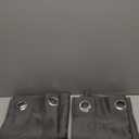 NICETOWN Grey Kitchen Blackout Short Curtain Panels for Bedroom, 45 Inch Long Thermal Insulated Grommet Top Blackout Draperies and Drapes (2 Panels, W42 x L45 -Inch, Grey)