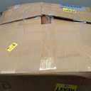 YFO Home Office Desk Chair Office Rubber Casters Ergonomic Computer Chair with Lumbar Support Adjustable Height Rolling Swivel Executive Task Armrests Chair Brown Leather (Mid Back)