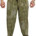 BIG SAM SPORTSWEAR COMPANY Men's Loose Fit Sweatpants with Pockets Technical Design Lightweight Gym and Daily Track Pants (1285, L) Green