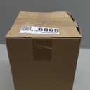 JOIEDOMI 7.8" Metal 3D Star Christmas Tree Topper Golden Glitter Decorations with 56 LED Warm White with Plug Timer Ornaments Treetop Home Holiday Party Indoor Decor