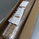 Cordless Bamboo Roman Shades 25x48in, Light Filtering Bamboo Blinds for Indoor Windows, Office, Bathroom and Living Room, Privacy Teak.