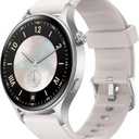 Fitpolo Smart Watch for Men Women,1.3" AMOLED Touchscreen Fitness Tracker, Make/Answer Calls, Heart Rate SpO2 Monitor, IP68 Waterproof, Sleep & Activity Tracking Smartwatch for Android Phones iPhone (Grey)