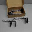 6 Pack Christmas Fireplace Stocking and Garland Hanger, 2 in 1 Adjustable Mantle Garland Hanger, No Drill Stocking Holder Hanger for Mantle, Fits Mantles from 0.5" to 3.5" Thick