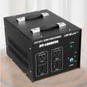 8000W/10000W Voltage Converter Transformer Step Up/Down 110V/220V Heavy Duty Transformer Power Converter Automatic Voltage Regulator Voltage Converter Circuit Breaker Protection (DT-10000VA)