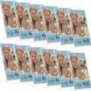 Set of 12 Snap - 4"x6" Clear Acrylic Self Standing Photo Frames - Perfect for Showcasing Memories in Style - Versatile and Durable Design for Home or Office Dcor - Rectangular TableTop - Single Picture Frame