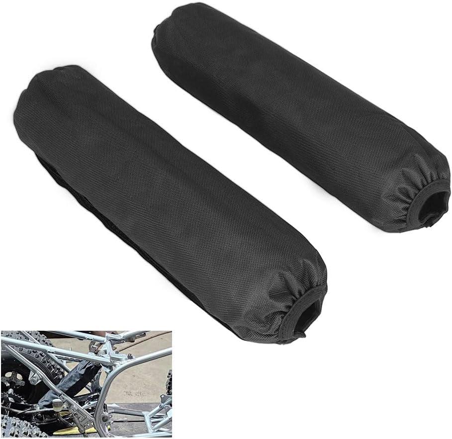 350mm Rear Shock Absorber Suspension Protector Protection Cover for All Dirt Pit Bike Motorcycle ATV Quad Scooter Black