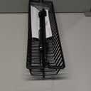 MIAOLI Over the Door Pantry Organizers and Storage, 6-Tier Spice Rack, Home & Kitchen Storage Shelves for Cabinet, Large Capacity Hanging Seasoning Organizer, Laundry Room Organization, Black