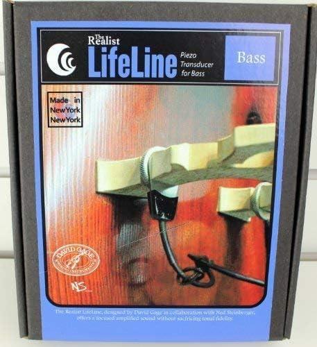The Realist RLSTLX1 - Lifeline Double Bass XL Pickup - Built-In Volume Control - Portable Easy Installation - Quick Assembly and Removal - Acoustic Sound Amplifier Made In The USA (Extra Large)