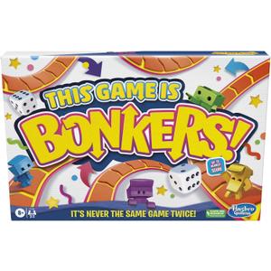 Hasbro Gaming This Game is Bonkers Board Game, Fresh Update of Classic Family Board Game, Wacky and Fun Board Games for Kids 8 and Up
