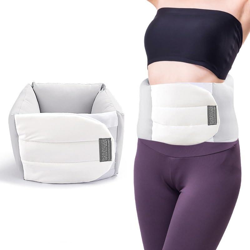 Lumbar Support Pillow for Sleeping Lower Back Sciatic Nerve Pain Relief, Soft Lumbar Pillows Waist Support Belt, Adjustable Travel Pillow Lower Back Wrap Cushion for Bed Side Office Chair Car Airplane, One Size