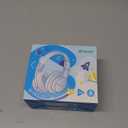 iClever BTH12 Kids Bluetooth Headphones,Colorful LED Lights Kids Headphones Wireless,74/85dBA Safe Volume,85H Playtime,Fast Charging,Bluetooth 5.2,Over Ear,Built-in Mic for iPad/Tablet/Airplane,Blue