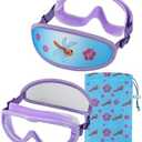 RUIGAO Kids Swim Goggles Age 2-6, Toddler Goggles No Hair Pull,Child Goggles Padded HeadBand