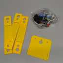 Flexible Race Track Toys for Kids 15 Ft with 4 Cars & Suction Cups, Portable Double Lane Racetrack Compatible with Hot Wheels & 1/64 Diecast Cars, Fun Car Ramp Track Set for Ages 3+(Blue & Yellow)