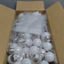 G45 Led Bulb Plastic Milky Globe E26 White String Light Ampoule 1W Garden Party Ball Lamps (E26 110V 1W)