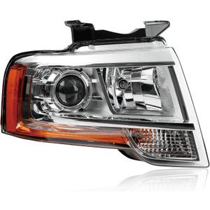 Projector Headlights RH Compatible with 2015-2017 Ford Expedition