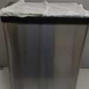 iTouchless 60 Liter / 16 Gallon Dual Compartment Kitchen Trash Can & Recycling Bin, Odor Filter, Soft-Close, Hands-Free Step Pedals, 2x 8-Gal Color-Coded Buckets, Smudge-Resistant Stainless Steel