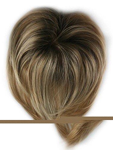 Wigs Synthetic Straight Mid-Length Top Piece Hair Addition Bundle with Wig Comb, MaxWigs Hairloss Booklet
 10 Inch