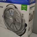 Lasko Wind Machine Fan, Air Circulator Fan with 3 Speeds, 20" Model 3300, Gray