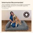Bedsure ComfyFleece® Memory Foam Orthopedic Dog Bed Medium Size Dog 30"