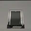 4x6 Picture Frames - Glass Photo Frame for Tabletop/Desktop Display, Horizontal/Vertical Orientation, Silver Finish