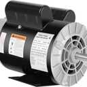 5HP SPL Air Compressor Electric Motor, 3450 RPM Air Compressor Motor, 230V Single Phase Motor, 56HZ Frame 7/8" Keyed Shaft for Air Compressor