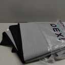 DEXI Bathroom Rug 43x24, Non Slip Washable Bath Mat for Shower Floor, Extra Large Absorbent Soft Bathmat with Rubber Backing, Quick Dry Microfiber Carpet, Black