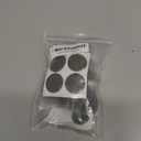 Black Stainless Steel Self Adhesive Caster Wheels  8 Pack Large Profile Swivel Ball Casters, 60 LBS Load Capacity Per Wheel, Universal Pulley for Furniture, Storage Bins, PC Cases, Large Appliances