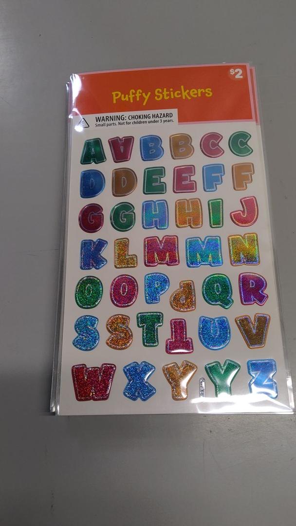 Puffy Stickers 10 Pack