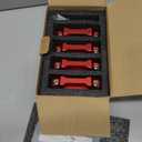 Aluminum Tie Down Anchors- Compatible with 20052025 Tacoma, 20222025 Tundra/Tundra HV with FactoryInstalled UtiliTrack System, Heavy Duty Bed Rail Tie Down Tacoma Accessories - 4PCS Red