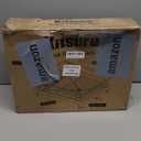 Kitsure Dish Drying Rack for Kitchen Counter, Stainless Steel Sink Organization and Storage Essentials with Cutlery Holder, Home and Appartment Decor, 12.7''W x 16.7''L, White