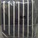 Washable Rug 8x10 Area Rugs for Living Room, Abstract Rug for Bedroom, Soft Rainbow Non Slip Throw Rugs with Rubber Back, Low Pile Stain Resistant Boho Geometric Carpet for Dining Room, Black