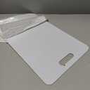 304 Stainless Steel Cutting Board - Double Sided Metal Chopping Board for Kitchen, Dishwasher Safe, Small, 13.0x9.2in