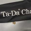 STEP2GOLD Ta-Da Chair S2- Walking Stick Chair, Cane with Seat (34.2"/ Black)
