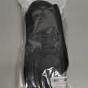 Waterproof Shoe Covers, Reusable & Foldable Rain Boot Shoe Cover with Zipper, Non-Slip, Reflector, Men Women Rain Gear, Black (Large Wide)