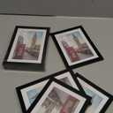 HOMERHYME 5x7 Picture Frame Set 8 Pack, Black Picture Frames for Wall or Tabletop Display, Fits Pictures 4x6 with Mat or 5x7 Without Mat, Poster Photo Frame with Plexiglass for Gallery Home Wall Decor