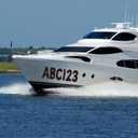 3 Inch Boat Registration Number & Letters Decal Kit Waterproof Marine Vinyl Hull Easy Apply for PWC Jet Ski Pontoon Black