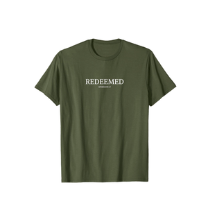 Redeemed - Christian Faith - Ephesians Jesus Follower T-Shirt, Size 2XL