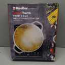 Mueller RapidTherm Portable Induction Cooktop Hot Plate Countertop Burner 1800W, 8 Temp Levels, Timer, Auto-Shut-Off, Touch Panel, LED Display, Auto Pot Detection, Child Safety Lock, 4 Preset Programs